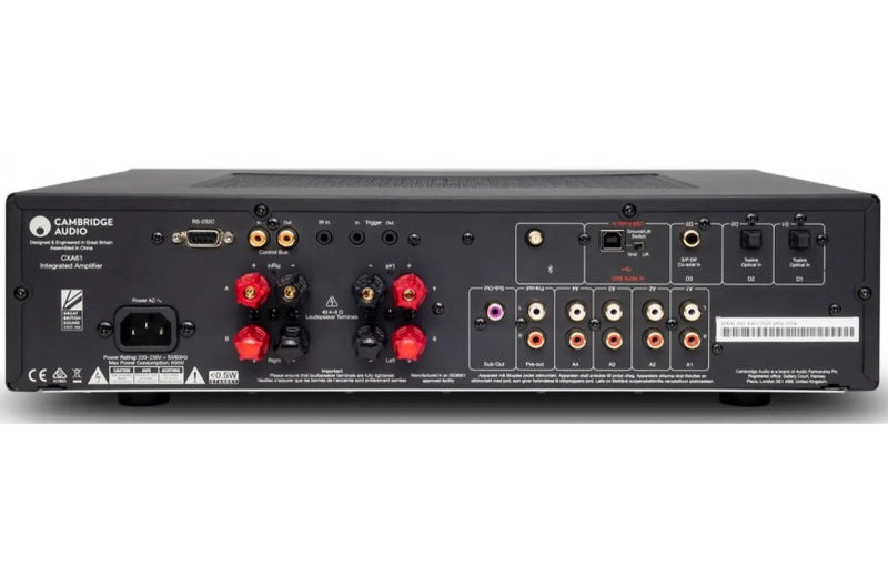 Cambridge Audio CXA61 Integrated Amplifier
